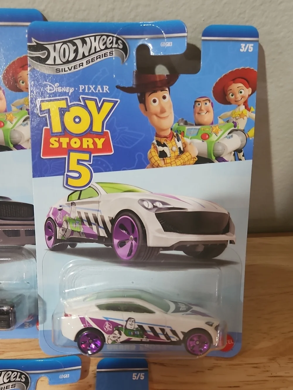 2026 Hot Wheels Toy Story 5 Silver Series Complete Set 1-5 NEW